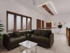 living hall interior works